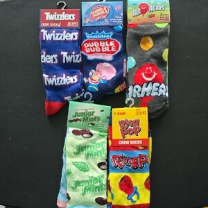 Nostalgic Candy Socks 5 pair